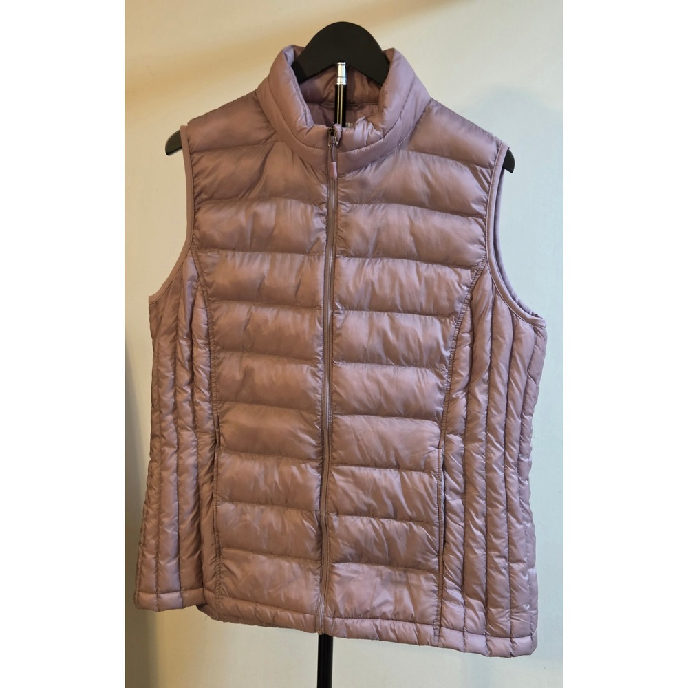 32 Degrees Heat Lightweight Packable Vest Women's Size XL Purple